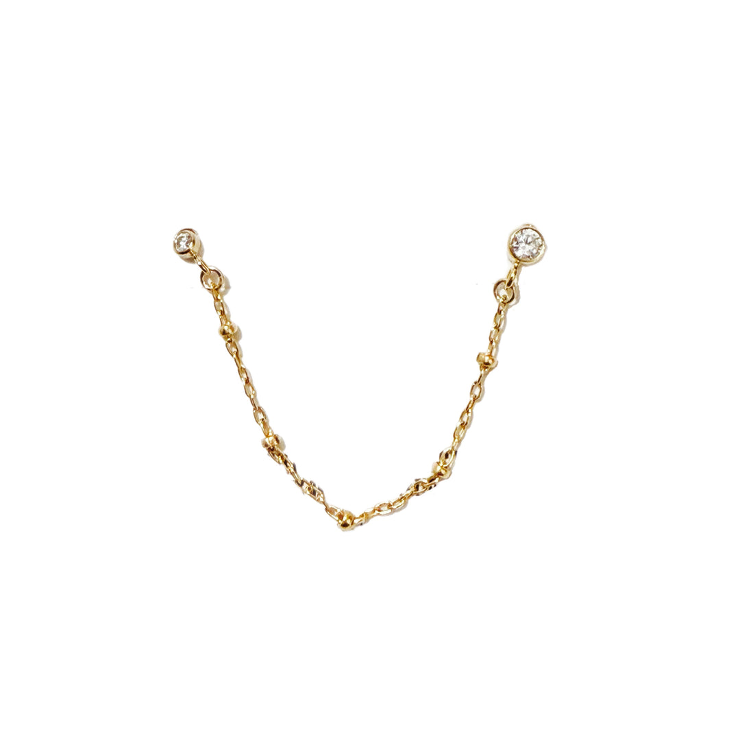 Allie Chain Connector Earring