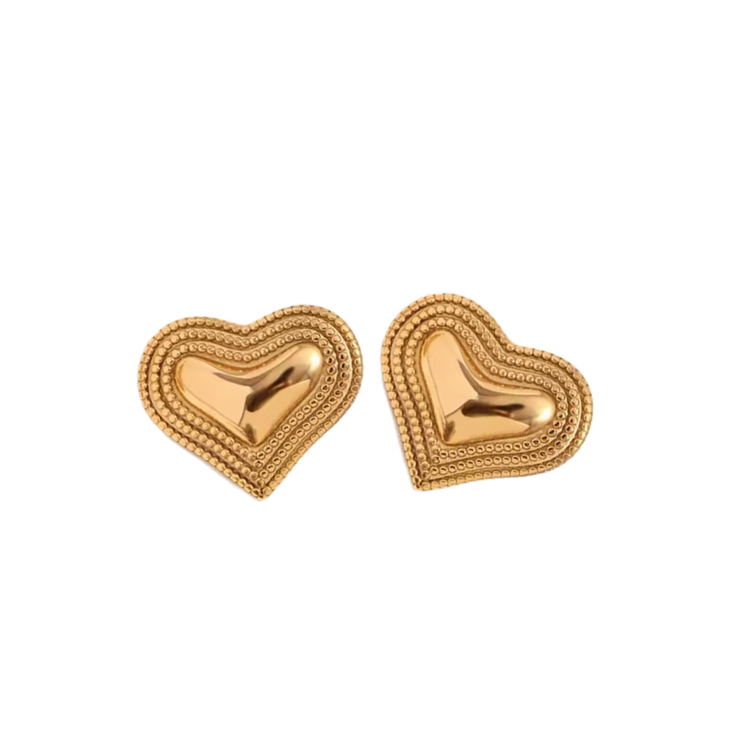 Barron Heart Earrings