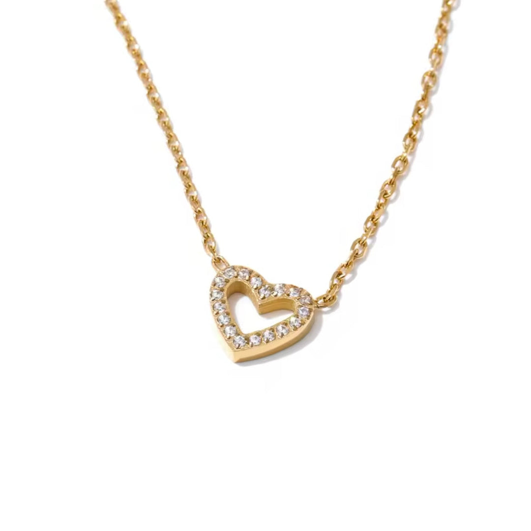 Emma Medium Heart Necklace