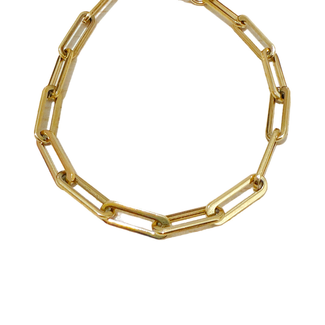 Peninsula Medium Paper Clip Bracelet