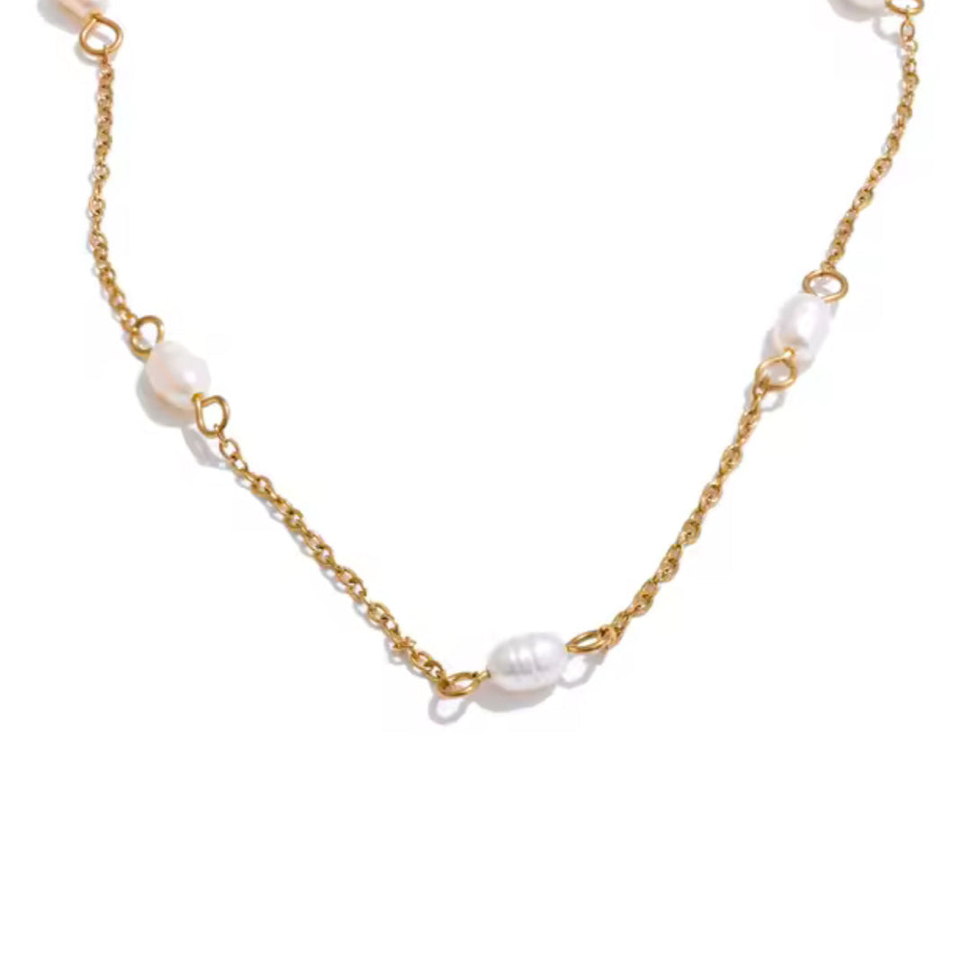 Canes Pearl Necklace