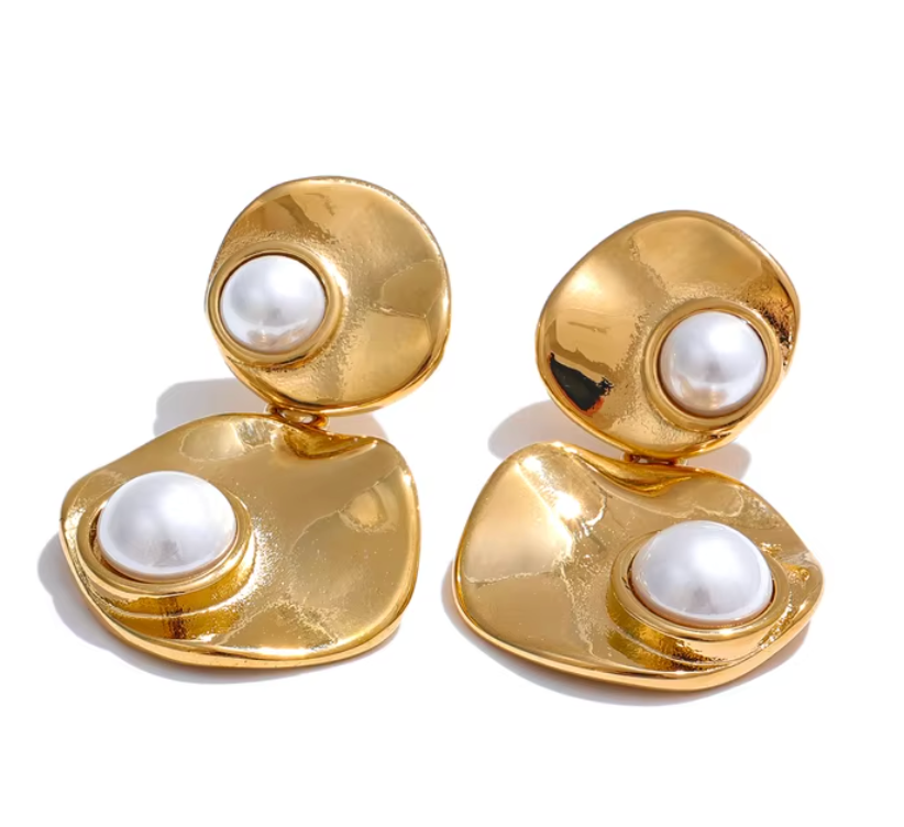 Deux Perle Earrings