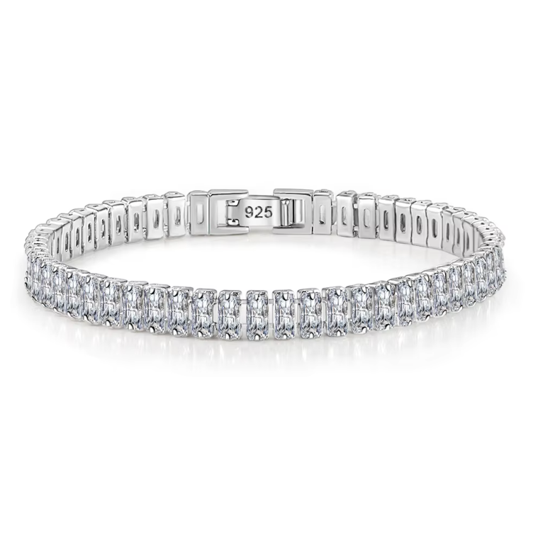 Gerra Baguette Tennis Bracelet