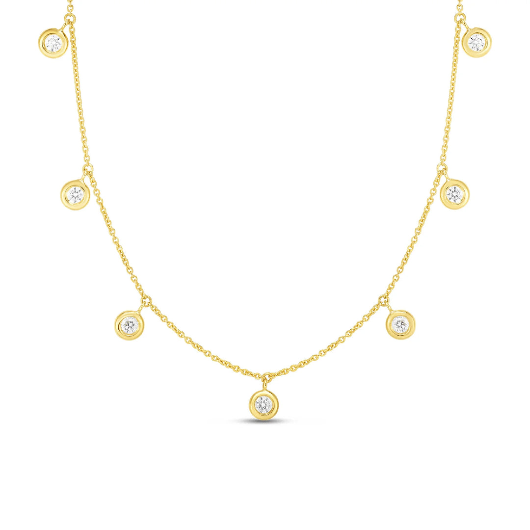 Gina 14K 7 Station Necklace