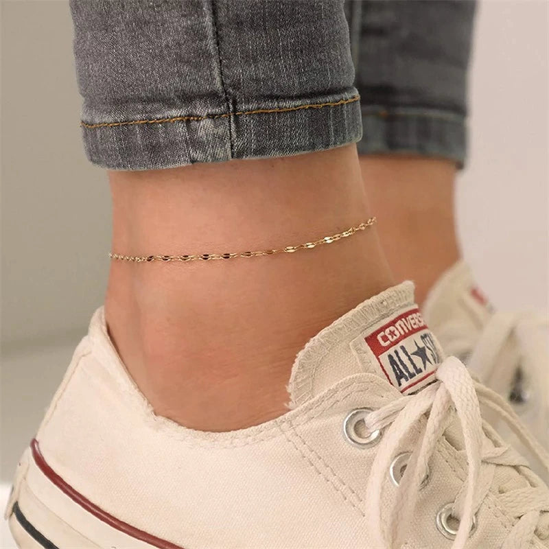 Malibu Mirror Chain Anklet