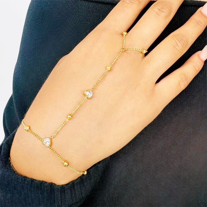 Mellisa Heart hand chain