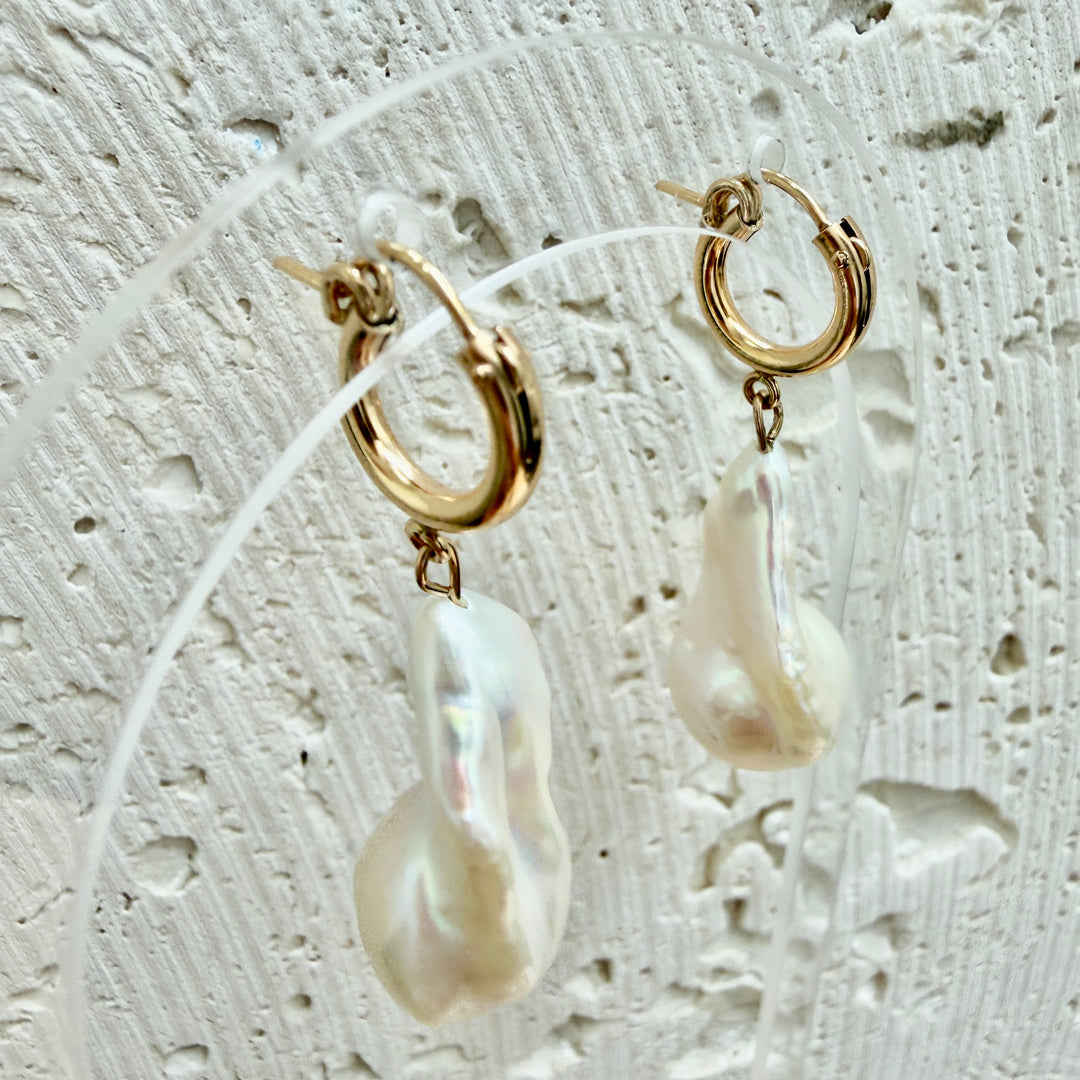 Antibes Drop Pearl Earrings
