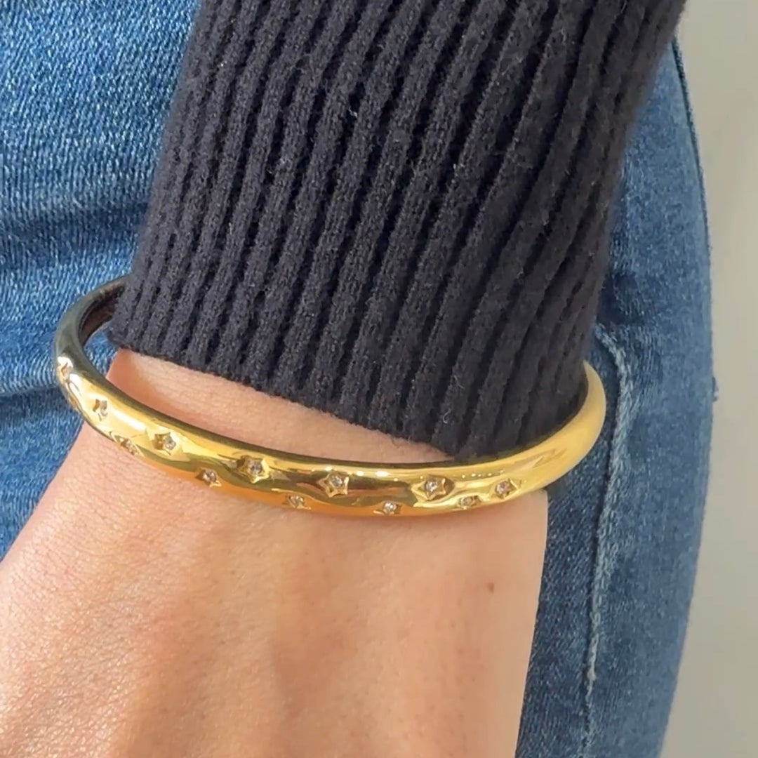 Starry Night Cuff Bracelet