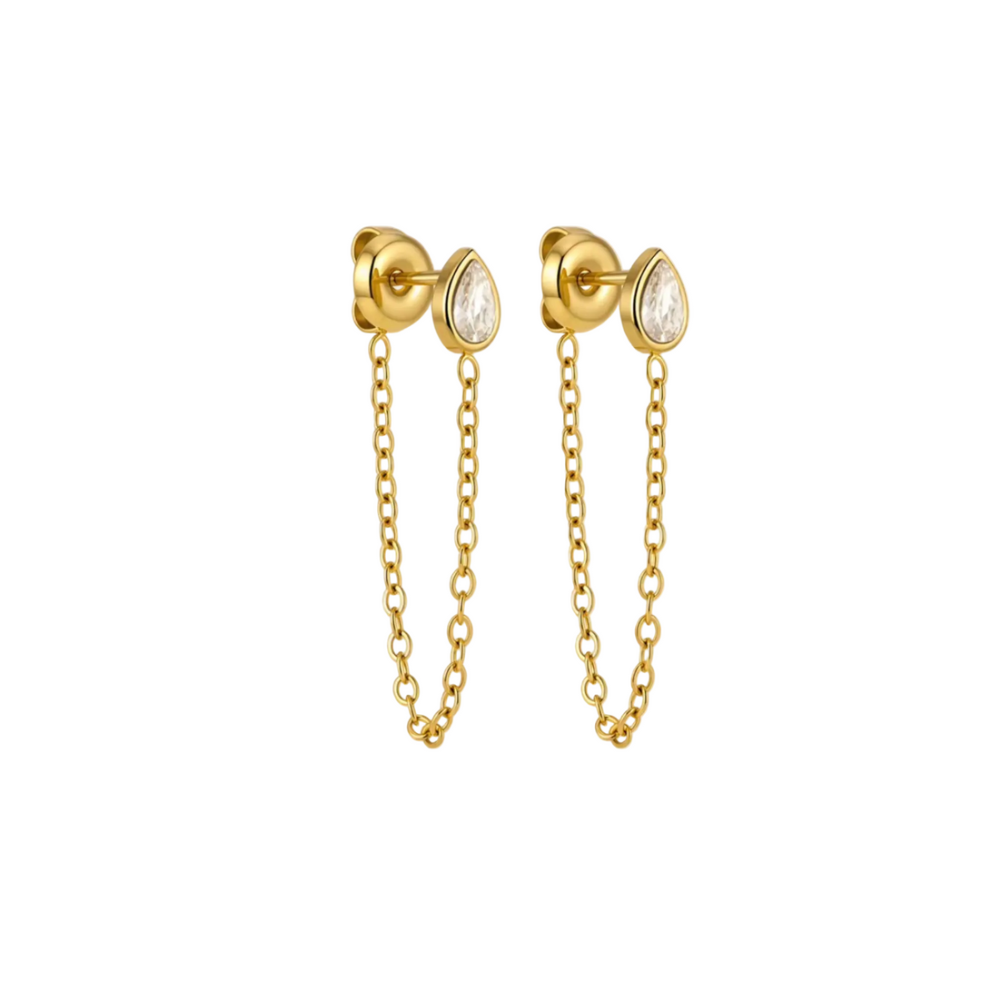 Sage Drop Earrings