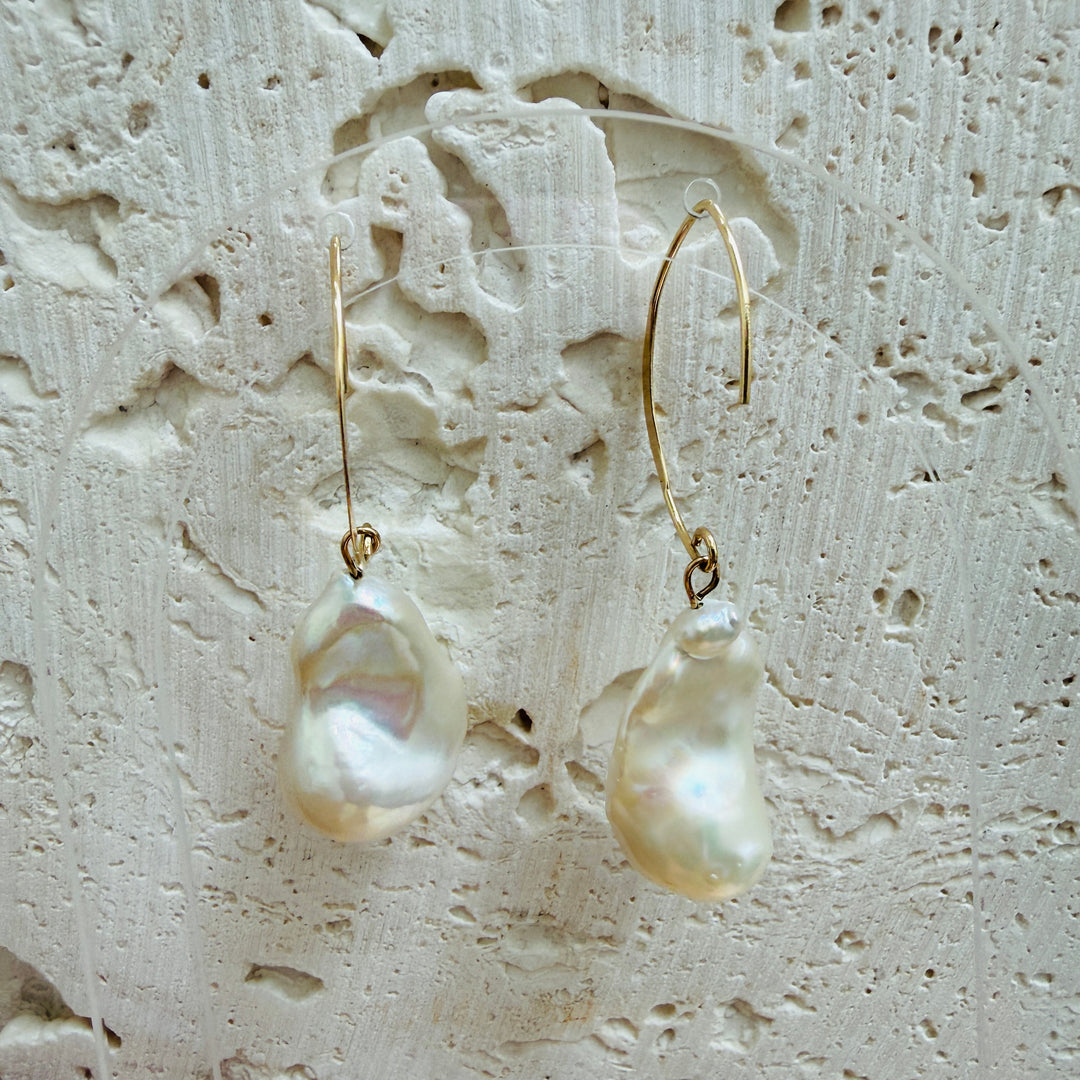 St. Tropez Drop Pearl Earrings
