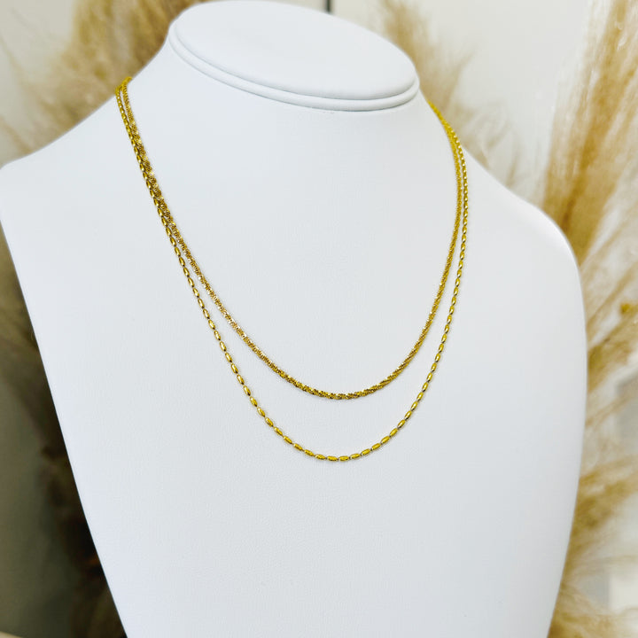 Alleena Double Necklace