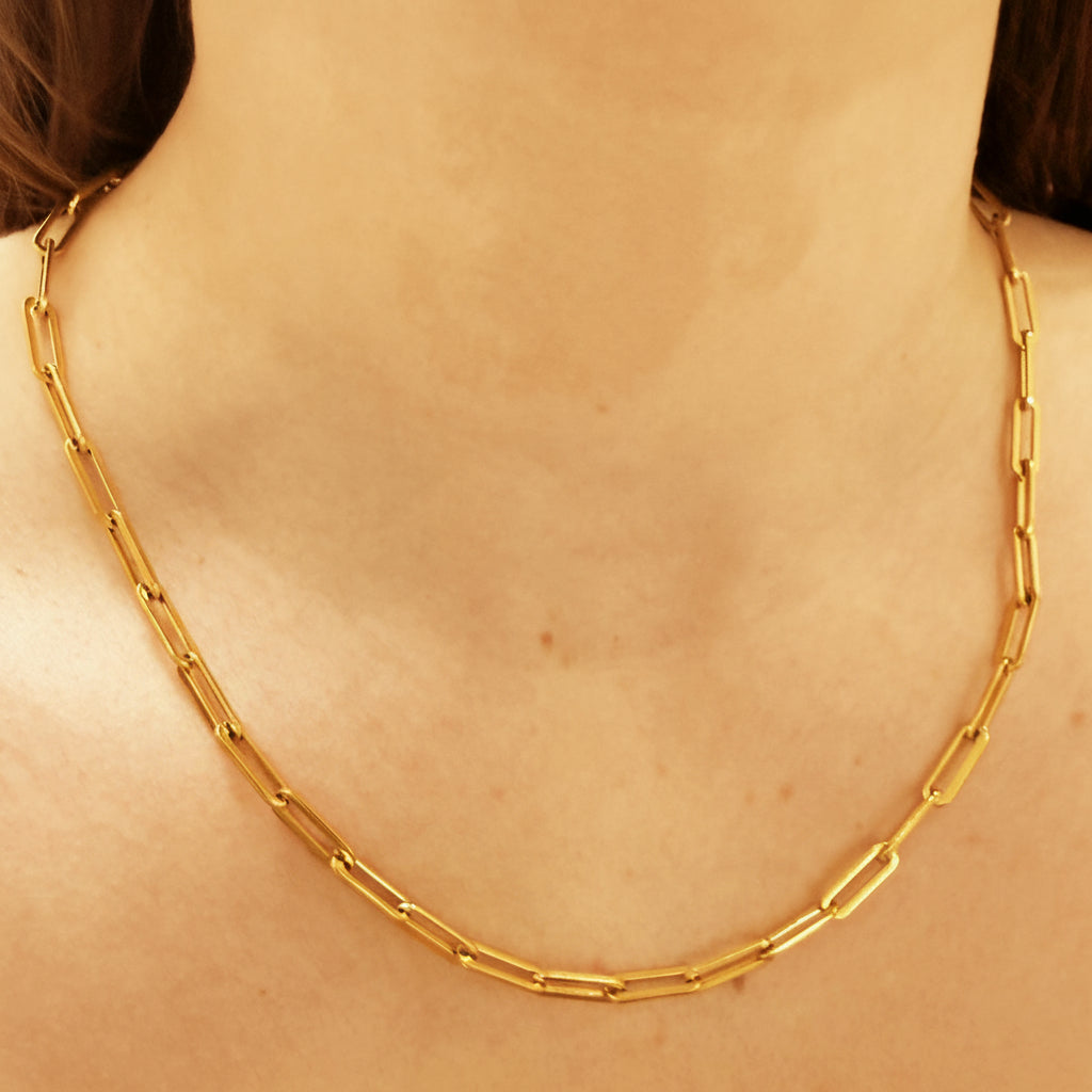 Newport Coast Paper Clip Necklace