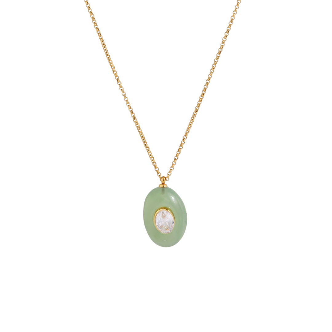 Marigold Green Necklace