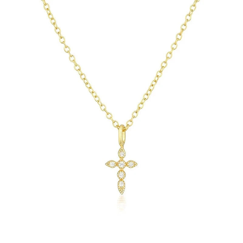Trinity Cross Necklace
