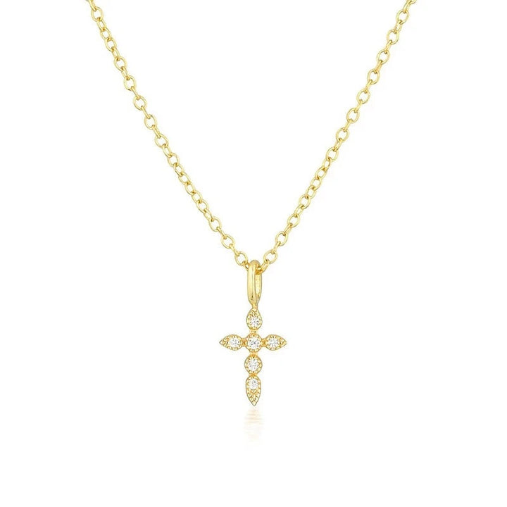 Trinity Cross Necklace