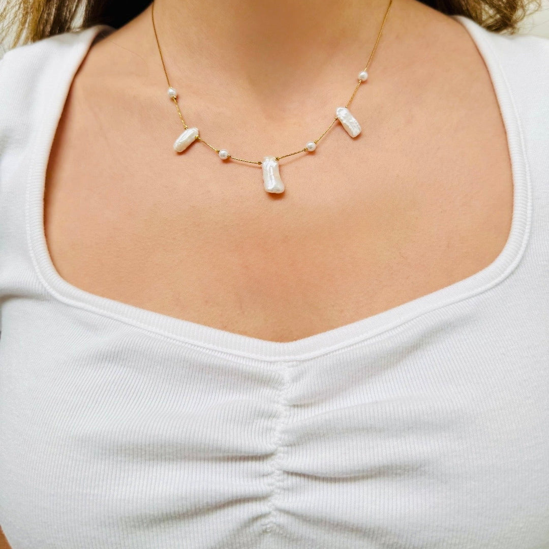 Leia Pearl Necklace