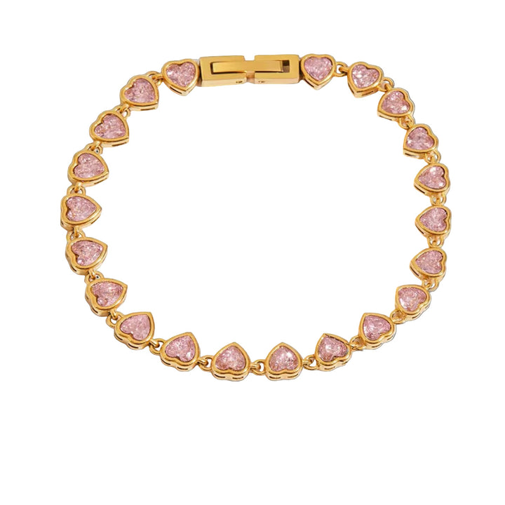 Elli Heart Tennis Bracelet