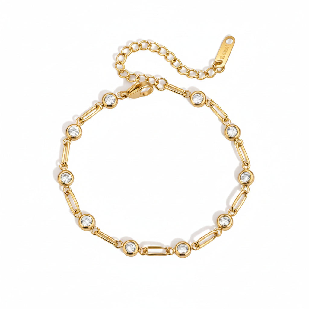 Sarina Paper Clip Bracelet