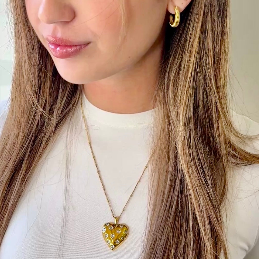 Melanie Heart Necklace