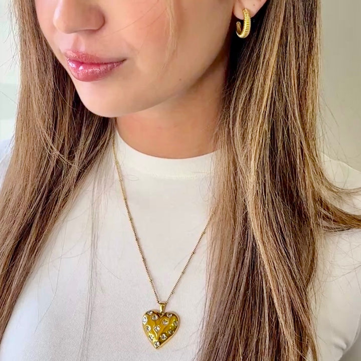 Melanie Heart Necklace