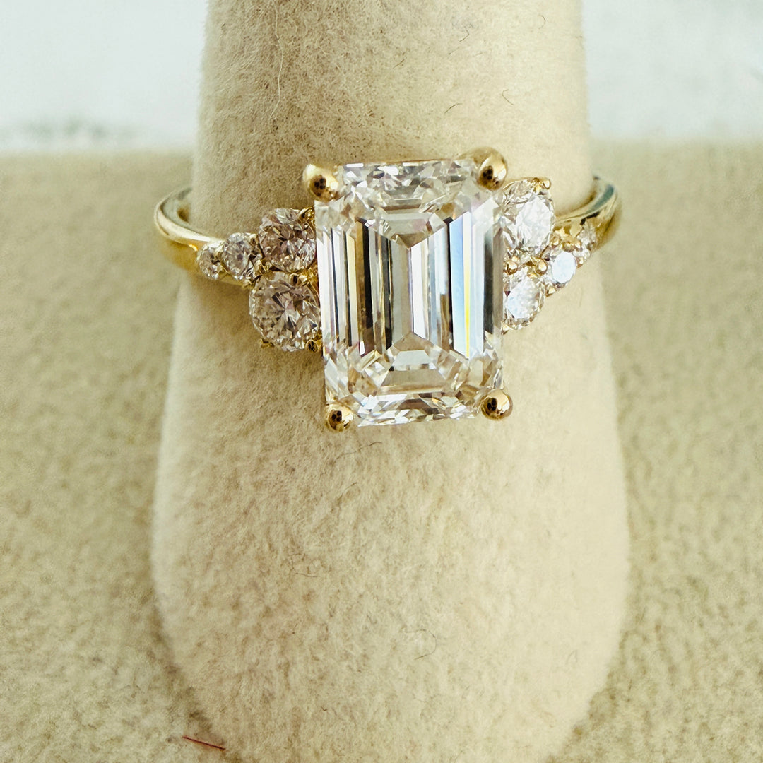 Callie Emerald LBG Diamond Ring