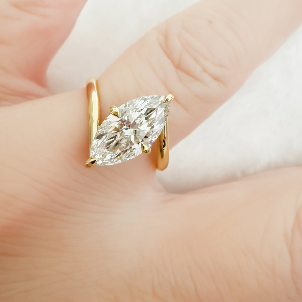 Marris 2CT Marquise LBG Diamond Ring