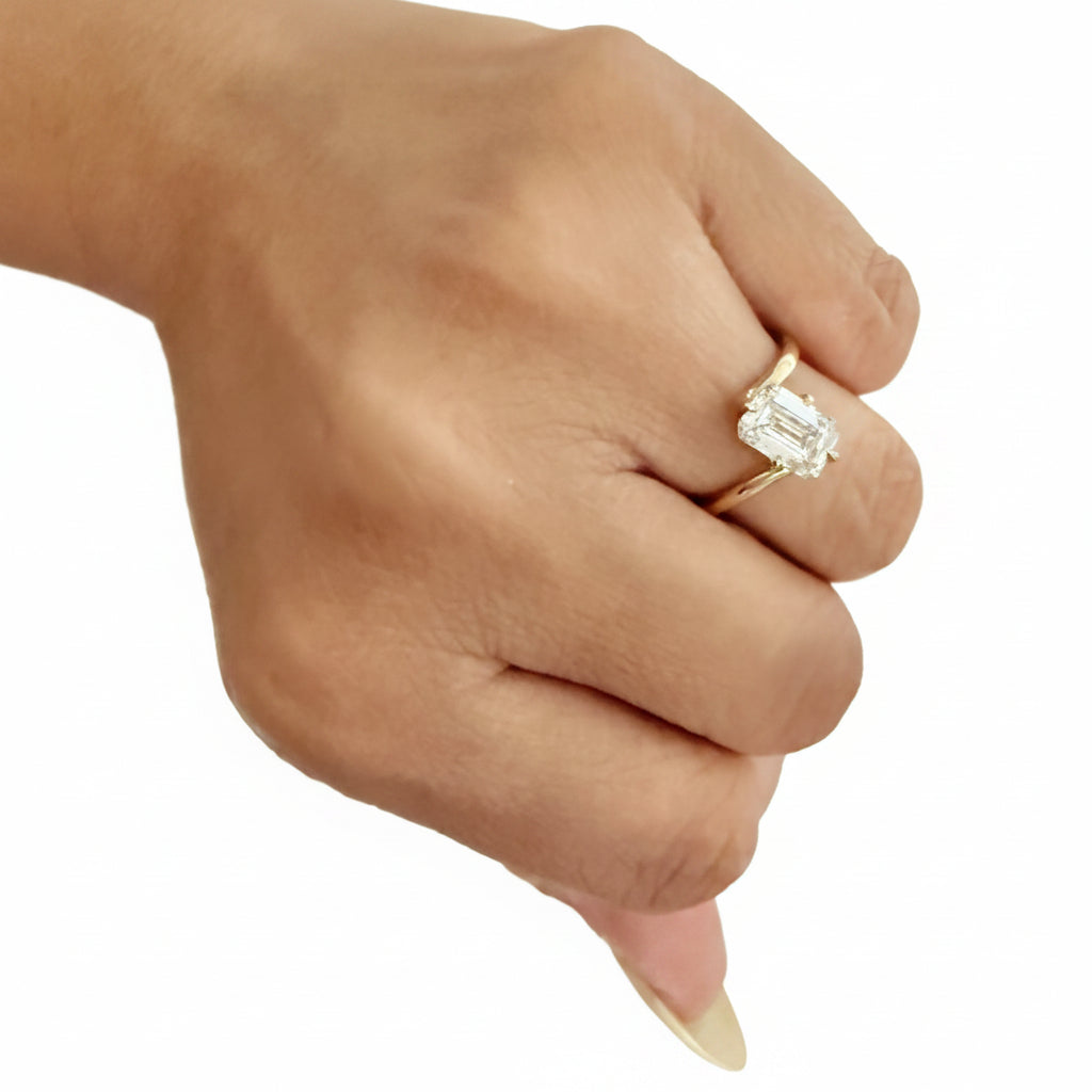 Elise 2CT LBG Diamond Ring