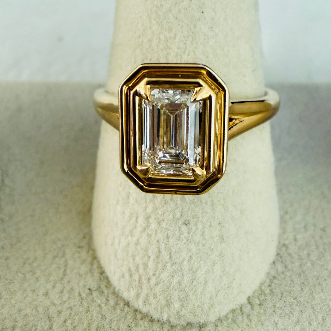 Elena Emerald 1CT LBG Diamond Ring