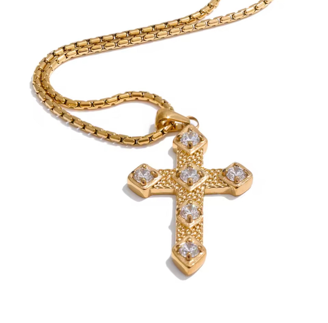 Diamond Cross Necklace