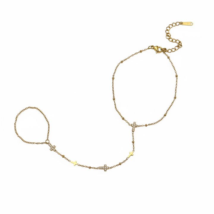 Agape Cross Hand Chain
