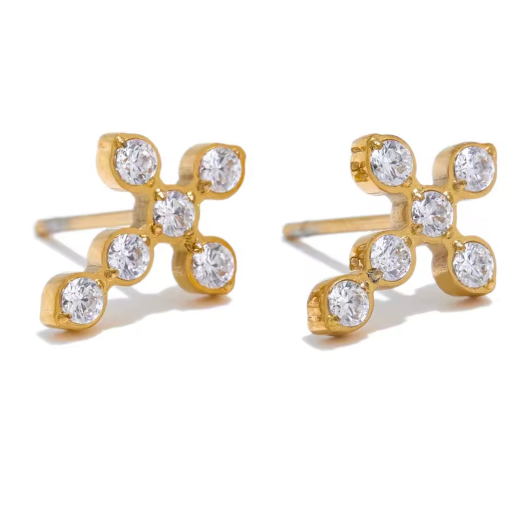 Faith Cross Earrings