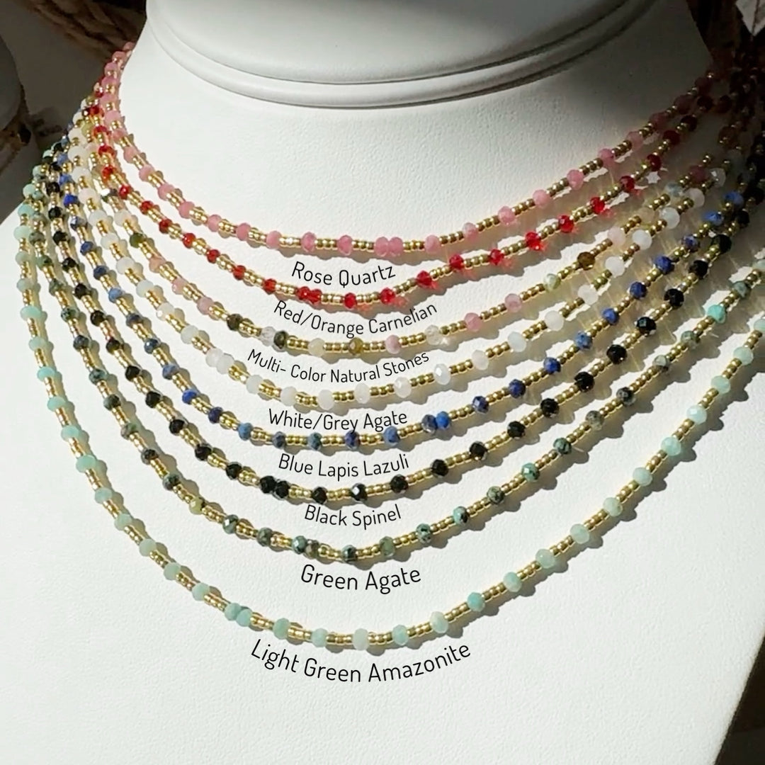 Agape Love Natural Stone Necklaces