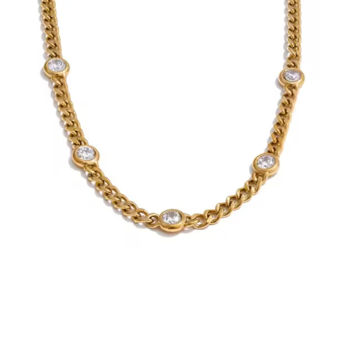 Zoe Curb Chain Necklace