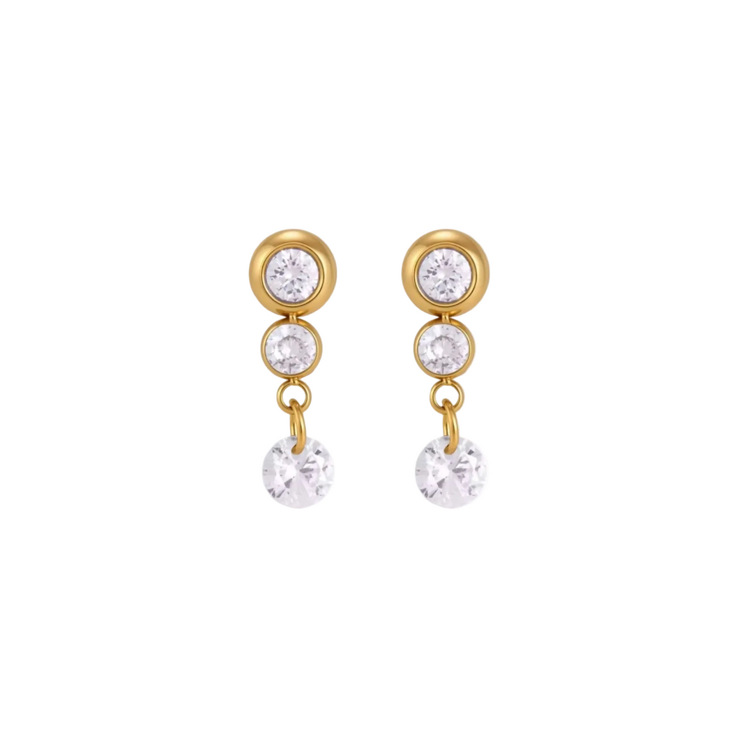 Victoria Drop Diamond Earrings