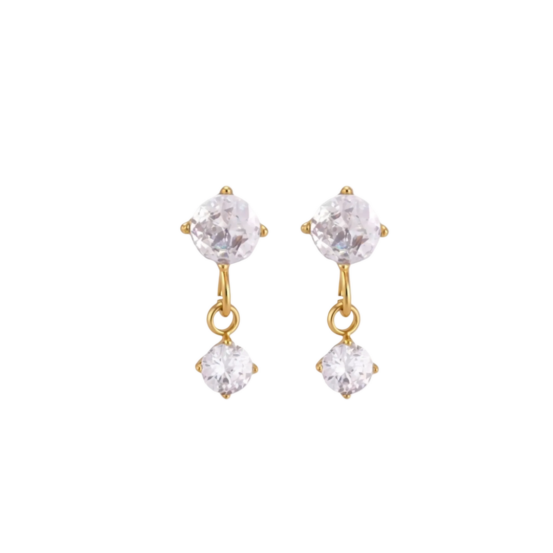 Eloise Drop Diamond Earrings