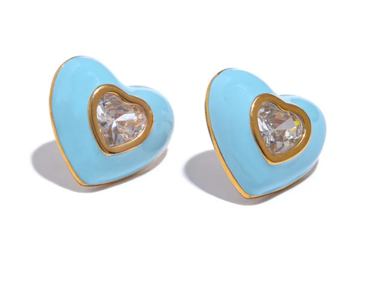Candy Heart Earrings