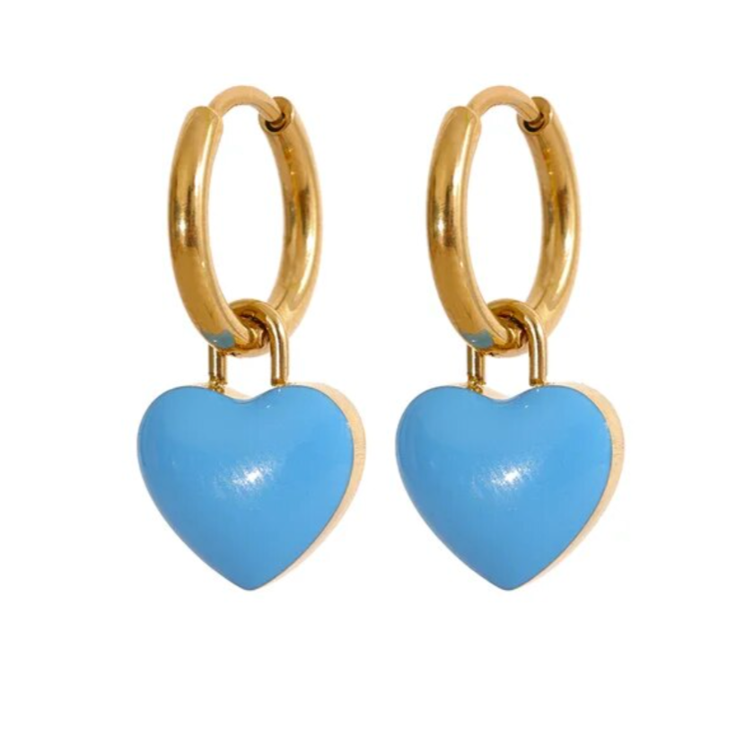 Balboa Heart Earrings