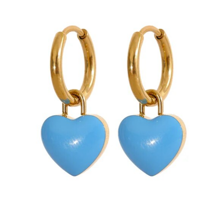Balboa Heart Earrings