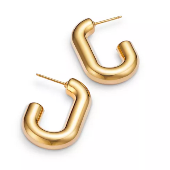 Zara 14k J Hoops