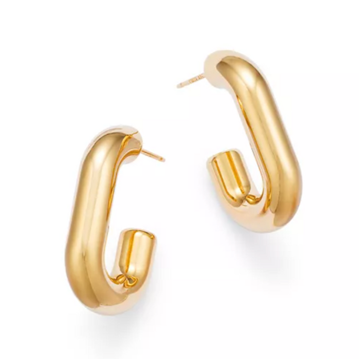 Zara 14k J Hoops