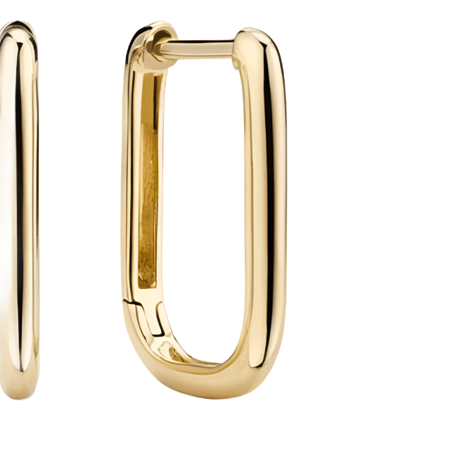 Demi 14k U Hoops