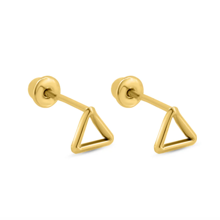14K Ball Back Earrings