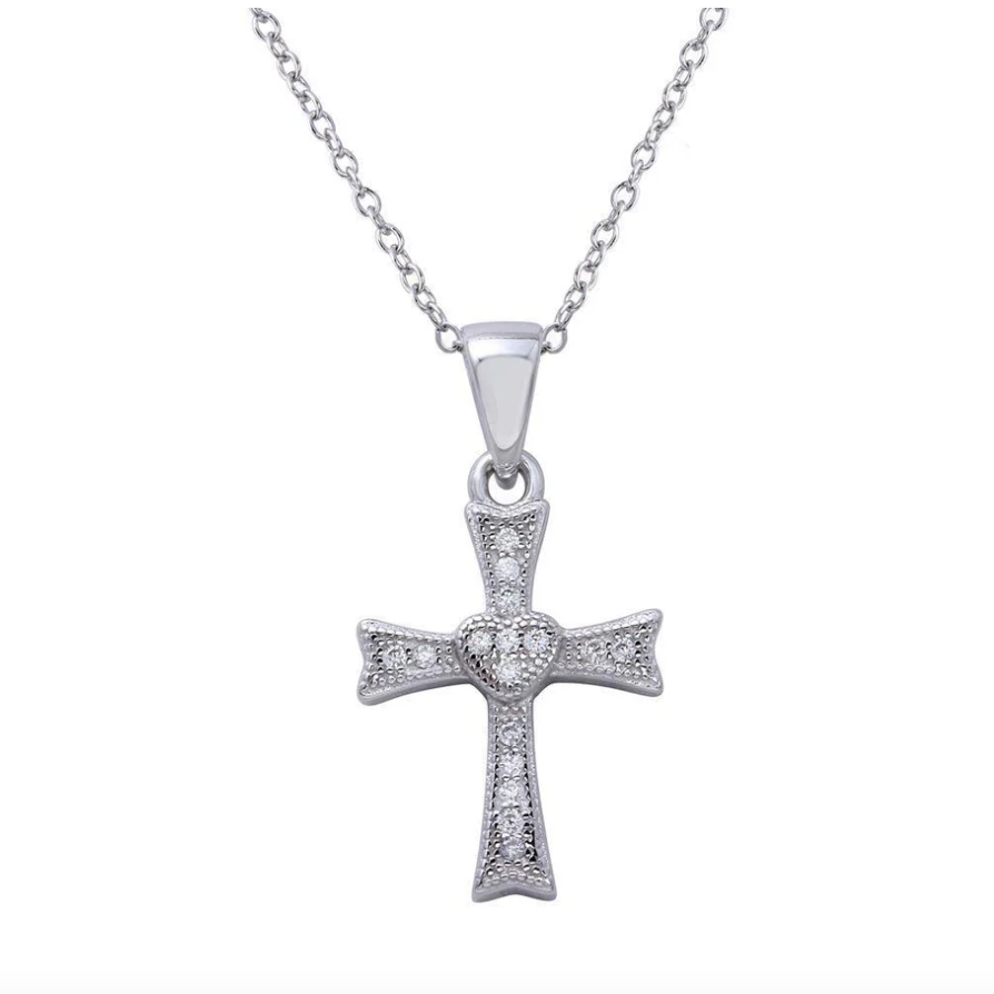 Heart and Cross Necklace
