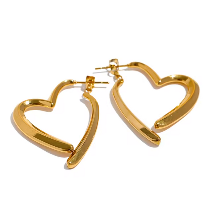 Neri Heart Earrings