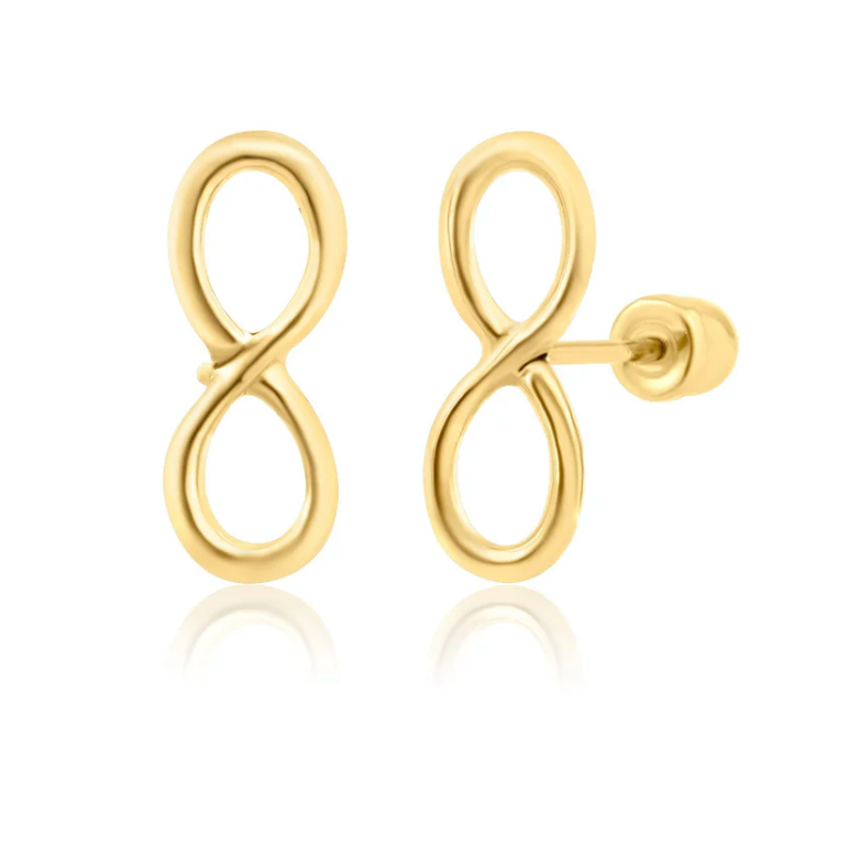 14K Ball Back Earrings