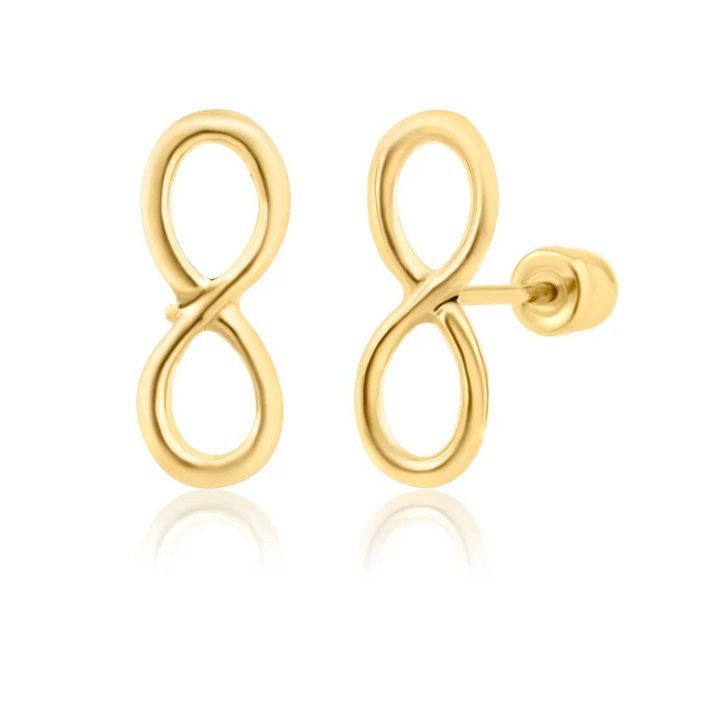 14K Ball Back Earrings