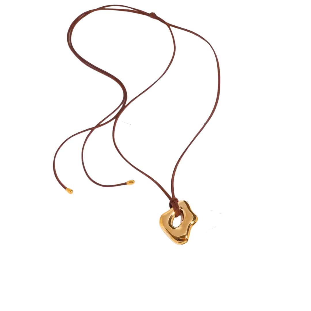 Beatriz Rope & sculptural Pendant Necklace