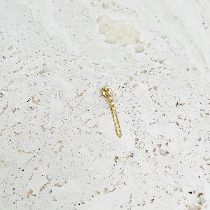 Elvie 14K Diamond Earring