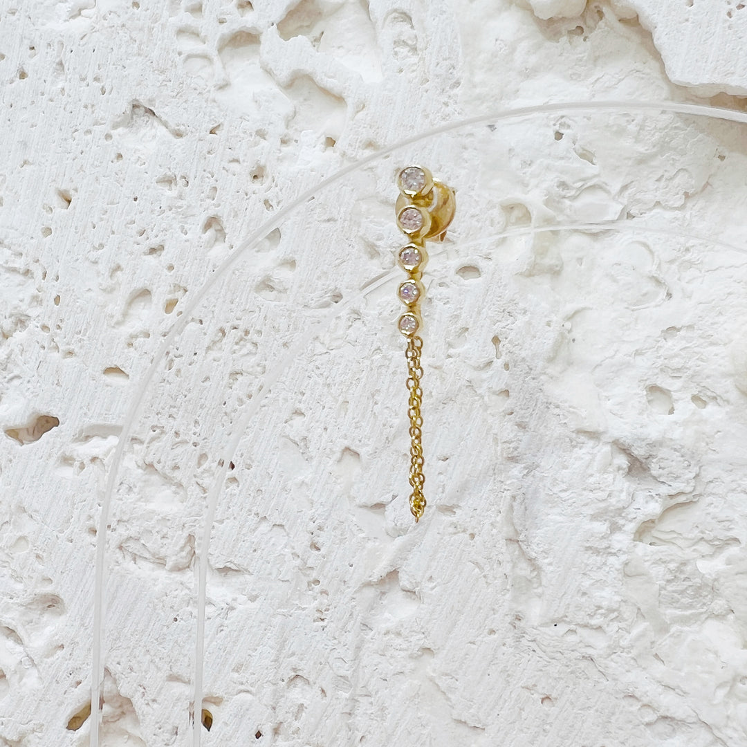 Elvie 14K Diamond Earring