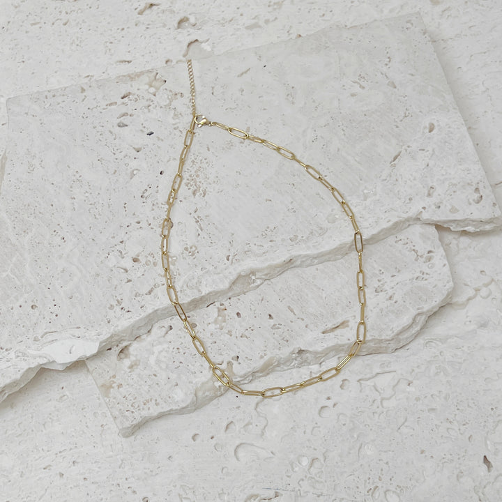 Carmel Paper Clip Necklace